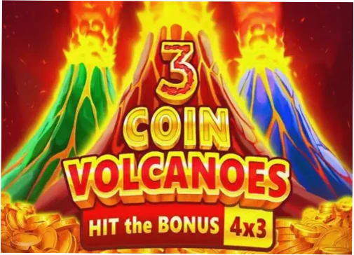 Justcasino AU 3 Coin Volcanoes