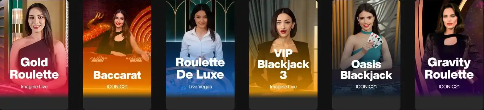 JustCasino live roulette and blackjack games